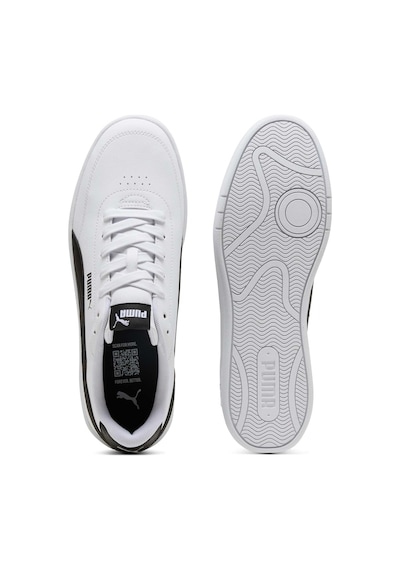 Puma Court Classic Clean Beyaz Erkek Sneaker 000000000102266511 Beyaz-sıyah