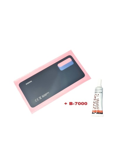 Mi 12 Lite Uyumlu Arka Pil Kapağı Yapıştırıcı Siy Pembe