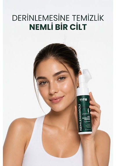 Tto X Nemlendirici Yüz Temizleme Köpüğü 200 Ml Hyaluronik Asitli Tüm Cilt Tipleri Için Günlük Kullanım