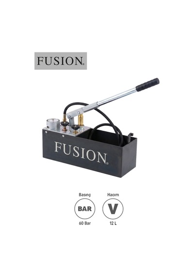 Fusion FSTP60 60BAR 12 L - Çelik Gövde Ve Pirinç Piston Test Pompası
