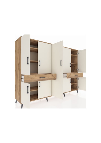 Hyperion Dolap 12 Raflı 2 Çekmeceli 8 Kapaklı 220x44x163 Çam-ayta Çam-aytaşı/çam Hyperion Dolap 12 Raflı 2 Çekmeceli 8 Kapaklı 220x44x163 Çam-ayta Çam-aytaşı/çam