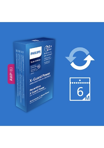 Philips Güçlü Kireç Önleyici Yedek Filtre Kartuşu Awp183/10 (2 Adet)