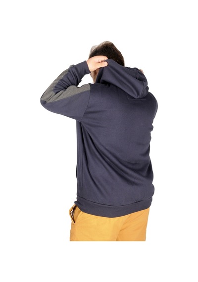 Mode Xl Büyük Beden Erkek Sweatshirt Arm Strap 21503 Lacivert 001
