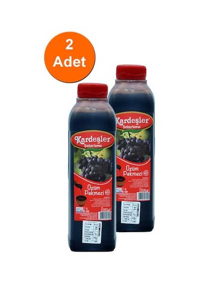 Kardeşler Şekerleme Üzüm Pekmezi Bidon 2 x 1 KG