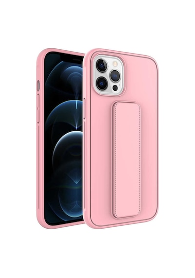 Apple Uyumlu iPhone 12 Pro Max Zore Qstand Kapak