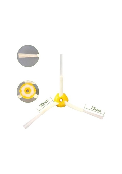 Srfn Ticaret Irobot Uyumlu Roomba 900 Serisi Süpürge Yan Fırça 3'lü Paket