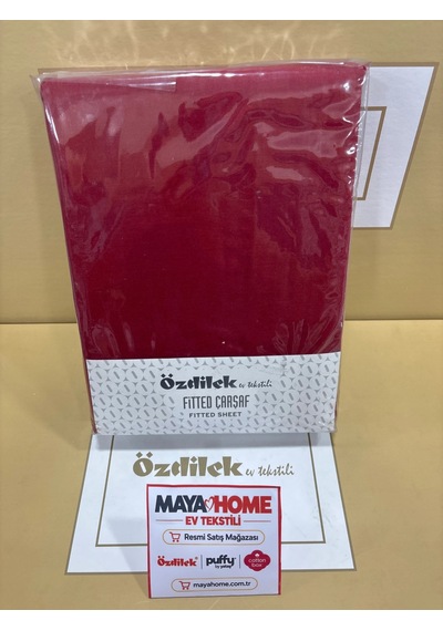 Özdilek Bordo Lastikli Çarşaf Seti 100x200+30 Çok Renkli
