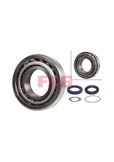 Fag 713679090 Porya Rulmanı Arka Ford Ranger-mazda Bt50 98 4x2-4x4 Xm34 1244 Aa-3735783