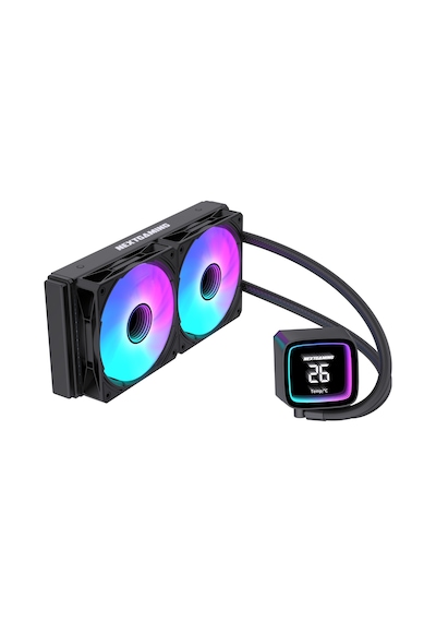 Ng-240c Nitro Cool 240mm Argb Fanlı Derece Göstergeli Sıvı Cpu Soğutucu Siyah