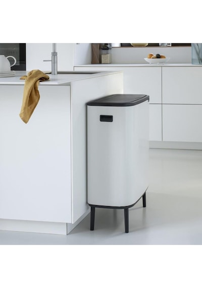 Brabantia Çöp Kutusu Büyük Boy 60 Lt Bo Touch Dokunmatik Kapak Beyaz 130205 Beyaz