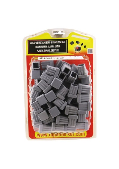20X20 Plastik Iç Tapa Gri