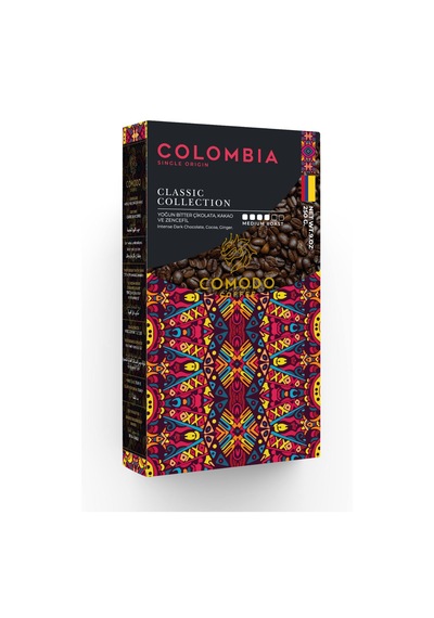 Comodo Coffee Colombia Premium Gold Selection Çekirdek Filtre Kahve 250 G