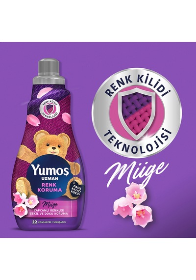 Uzman Konsantre Çamaşır Yumuşatıcısı Renk Koruma Kalıcı Koku 50 Yıkama 1200 Ml X4 Diğer