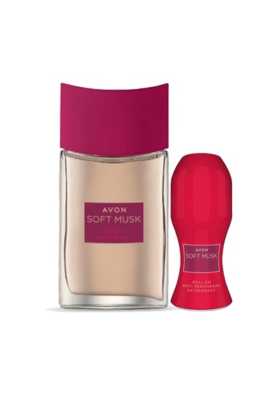 Avon Soft Musk Delice Velvet Berries Kadın Parfüm 50 ML + Roll On