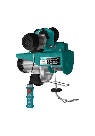 4 Hareketli Şaryolu Elektrikli Vinç 1700 Watt 600-1200 Kg Mes 945