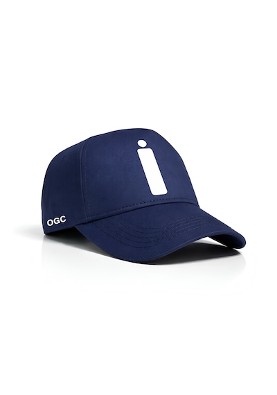 Ogc İ Harfi Unisex Şapka Lacivert