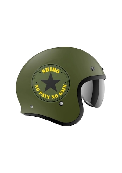 Shiro Jc. Dallas Retrpain Açık Kask Haki