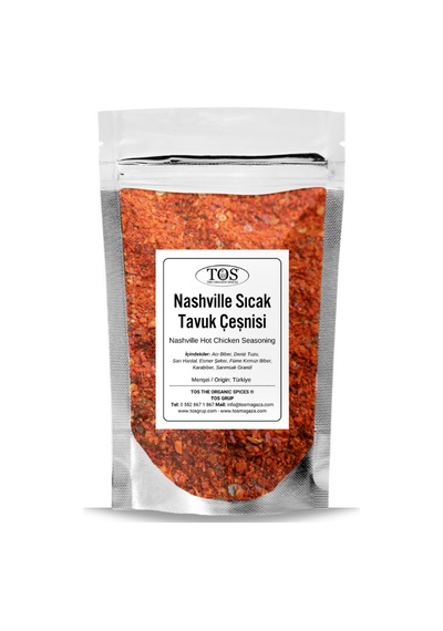Nashville Sıcak Tavuk Çeşnisi 100 gr Nashville Hot Chicken Seasoning - Premium Quality