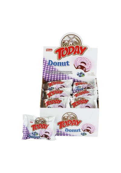 Today Donut Kek Yabanmersinli 35 G 24 Adet 1 Kutu