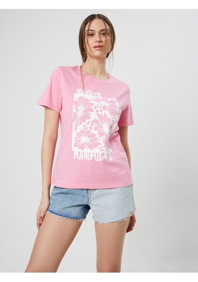 LOFT Regular Fit Kadın Tshirt K.kol Lf2032497 Q1.v1 Pembe