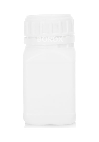 Plastik Kare Şişe Kilit Kapaklı Sızdırmaz Numune Şişesi 250 ML 5 Adet