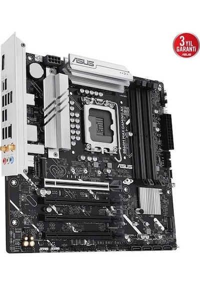 Asus B860m Max Gamıng Ax Wıfı 6 Ddr5 Hdmı-dp Typec Pcıe 5.0 1851p Matx
