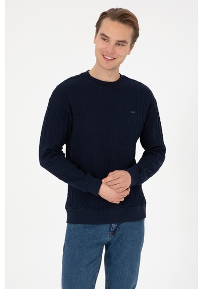 U.s. Polo Assn. Erkek Lacivert Sweatshirt 50308909-vr033 Lacıvert