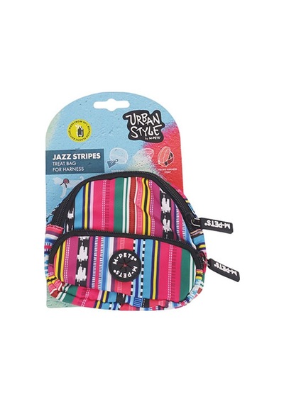 M-pets Urban Style Jazz Stripes Köpek Ödül Taşıma Çantası 14x14x2 Cm 244-52034.01