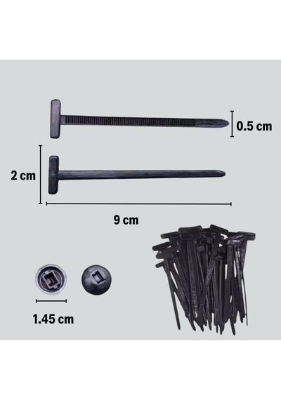 Plastik Bağlantı Elemanları 30lu Set 4915