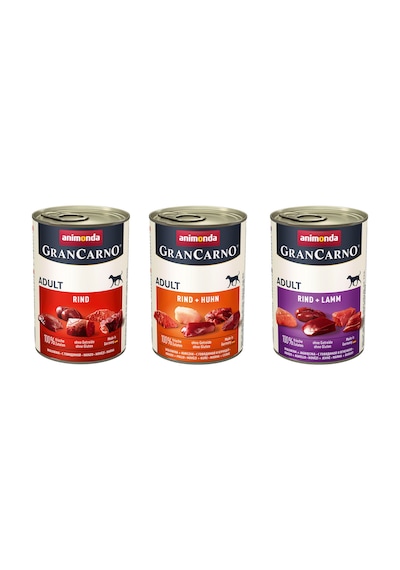 Animonda Gran Carno 3 Çeşit Karma Köpek Konserve 400 G X 3 Adet