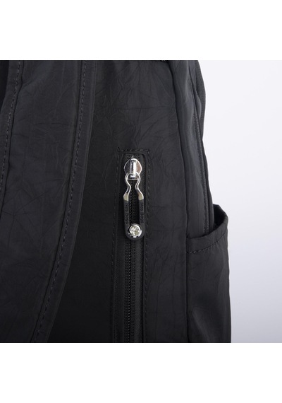 Nas Bag Kadın Çok Gözlü Hafif Su Geçirmez Unisex Water Proof Çanta Siyah