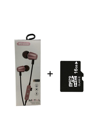 Platoon MS-T14 Bluetooth Kulak İçi Kulaklık MP3 Çalar + 16 GB Hafıza Kartı