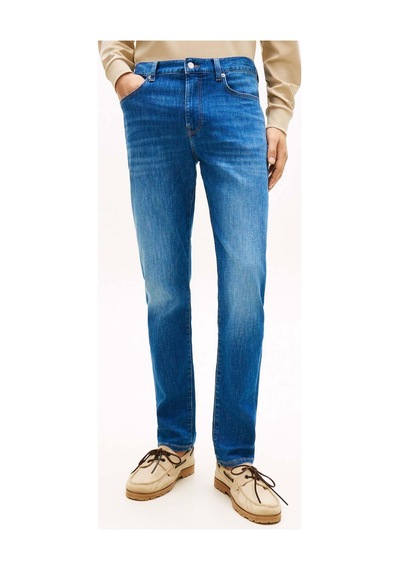 Tommy Hilfiger Slım Fıt Bleecker Jax Indıgo Jean Pantolon Mw0mw423161ba Çok Renkli