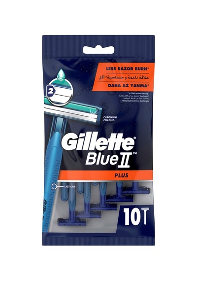 Gillette Blue 2 Plus Tıraş Bıçağı 10lu 2'li Ekonomik Paket - 2 Adet Tarı
