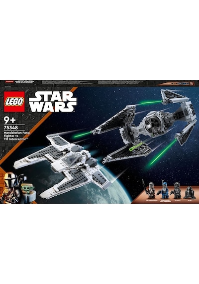 LEGO® 75348 Star Wars Mandalorian Fang Fighter Tıe Interceptor'a Karşı