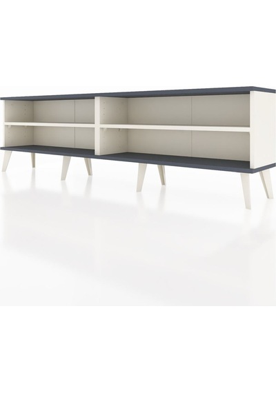 Arges Tv Ünitesi 2 Raflı 176x30x51 Aytaşı-antrasit/aytaşı Antrasıt/aytası
