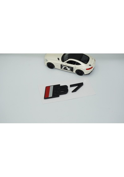 Dk Tuning S7 Siyah Gri Kırmızı 3m Bagaj Logo Audi İle Uyumlu