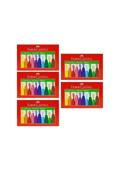 Faber Castell Sulu Boya 12 Renk 5 Adet Renkli