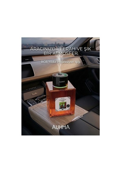 500ml Kapasite Araç Içi Hava Nemlendirici - Koku Makinesi - Aromaterapi Difüzör - Araç Kokusu 500 ML