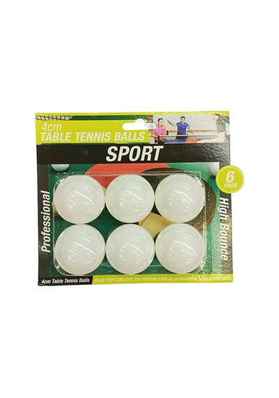 Avessa Spo-026 Kartela Pinpon Topu 6lı