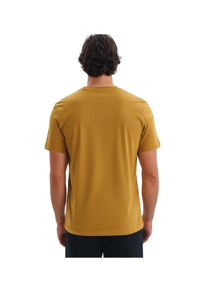 Arma Ar-ma Erkek Bisiklet Yaka Tişört Baskisiz Basic Örme Kumaş Regular Fit %100 Pamuk 30/1 Penye Süprem Y31344408202 Hardal Sarısı-h1