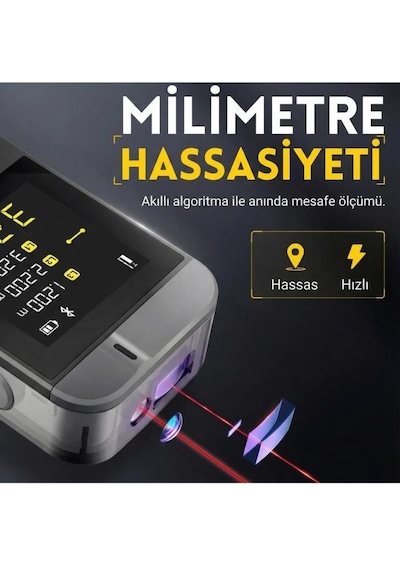 Fnırsı Ir40 Akıllı Mesafe Ölçer Lazer Metre