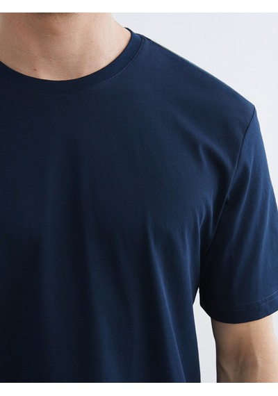 Lcwaıkıkı Classic Lacivert %100 Pamuk Regular Fit Basic Tişört