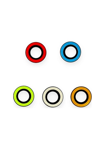 Apple İphone 12 Pro Max Neon Fosforlu Kamera Lens - Yeşil Belirtilmemiş