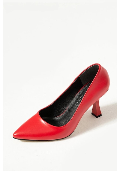 Preshley Kadın Samba Kırmızı Stiletto 9 Cm Topuklu Ayakkabı-kırmızı Kırmızı Preshley Kadın Samba Kırmızı Stiletto 9 Cm Topuklu Ayakkabı-kırmızı Kırmızı