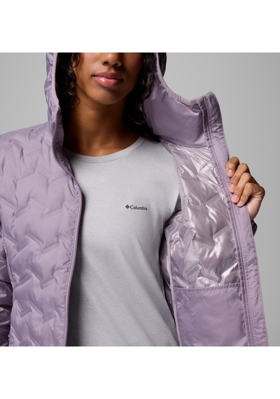 Columbia Wk0440 Delta Ridge Ii Long Down Jacket Kadın Mont-30858 Mor