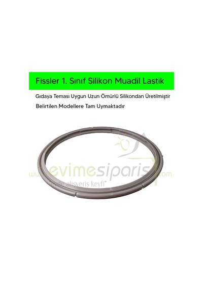Fissler Yeni Tip Tencere Lastiği 22 CM Silikon Muadil