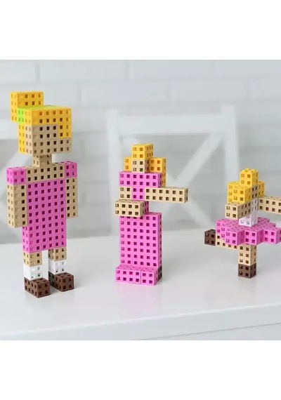 Meli Cube Pink 100 Parça Blok Seti 50811