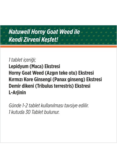 Natuwell Horny Goat Tab.