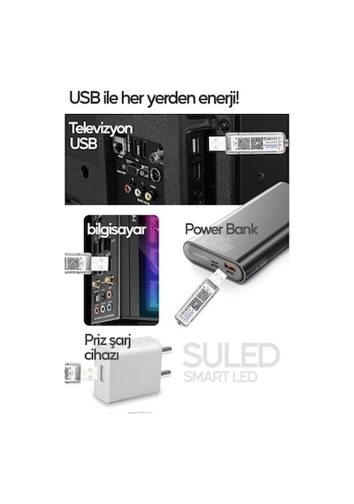 Tv Arkası 10 Metre Bluetooth Telefon Kontrollü Smart Şerit Led Sese Duyarlı Kumandalı Led Işık Çok Renkli